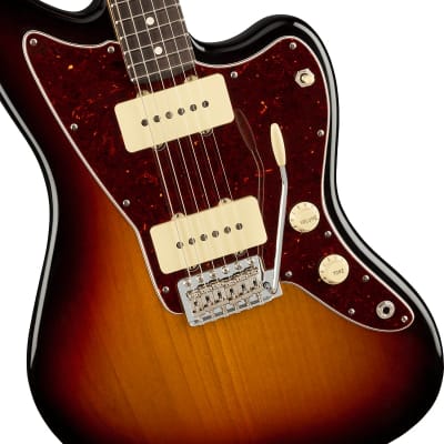 Fender American Performer Jazzmaster Electric Guitar Rosewood FB, 3-Color Sunburst image 4
