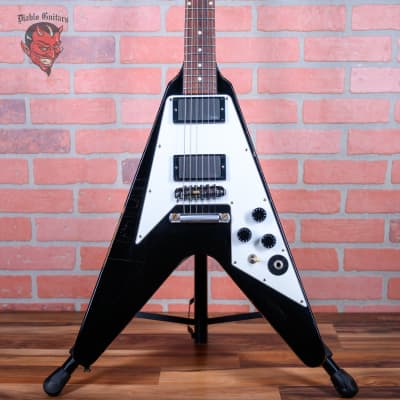 Gibson Custom Shop Kirk Hammett Signature Flying V 2012 Aged Ebony image 1
