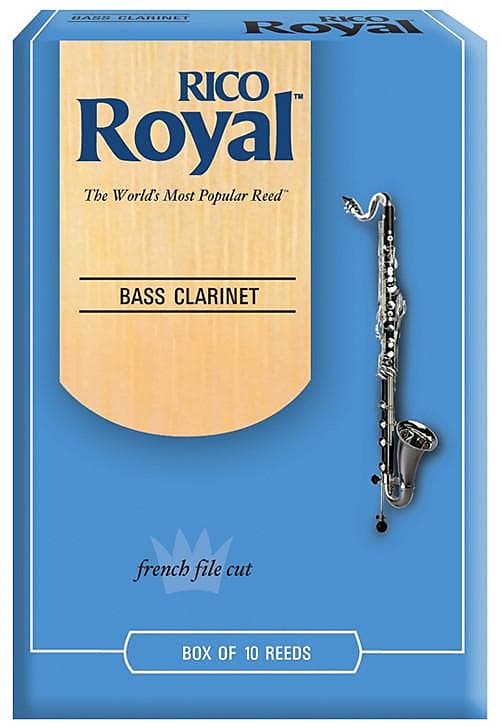 Royal by D'Addario Bass Clarinet Reeds, Strength 1.5, 10 Pack image 1