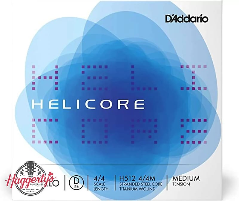 D’Addario Helicore 4/4 Cello Single String D - Medium Tension - H512 4/4M image 1