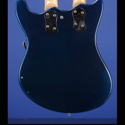 Mosrite Joe Maphis Model Double-Neck 6/12 String 1966 Ink Blue image 4