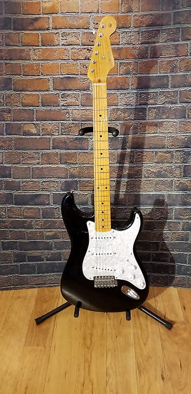 USA Fender Eric Clapton/David Gilmour Custom Stratocaster Black image 1