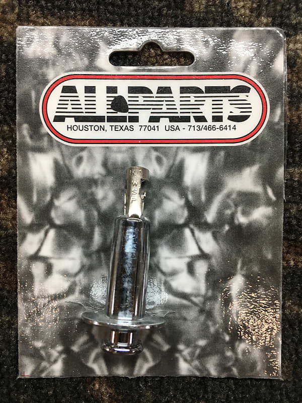 Allparts Stereo Endpin Jack Chrome image 1