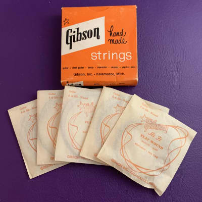 Vintage 1950s Gibson Hi FI FLAT WOUND GUITAR Strings rare image 4