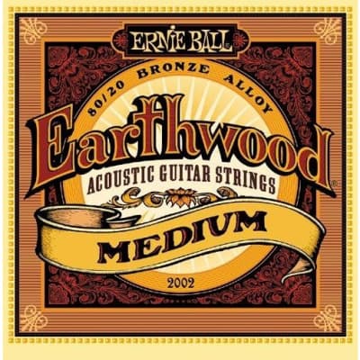 Ernie Ball 2002 Earthwood 80/20 Bronze Acoustic, Medium, 13-56 for sale