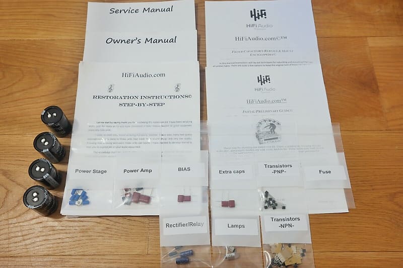 Marantz model 16b restoration kit filter capacitor repair rebuild fix  			