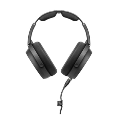 Sennheiser HD 490 PRO Plus Professional Open-Back Reference Studio Headphones with Two Unique Ear Pads Set and Open-Mesh Metal Earpiece Covers (Black) image 2
