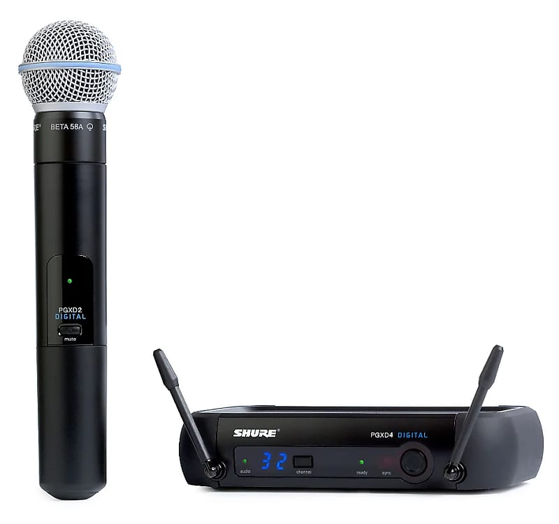 Shure PGXD24/BETA58 Wireless Microphone System with Beta 58A (Band X8: 902 - 928 MHz) image 1