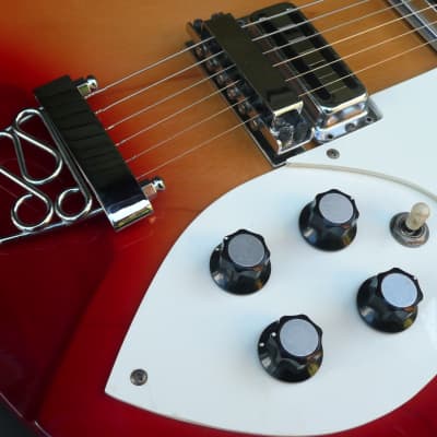 Session Rocker Ric 330 Copy Fireglow Guitar MIJ | Reverb