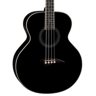 Dean EAB 4-String Acoustic-Electric Bass (Classic Black) image 1
