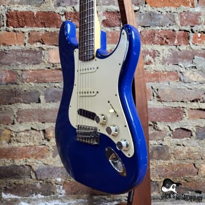 JAKE'd: Squier Stratocaster w/ Splitrail Humbucker (2000s Imperial Blue) image 9