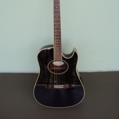Vantage VS40CEB Acoustic/Electric 1993 Black | Reverb
