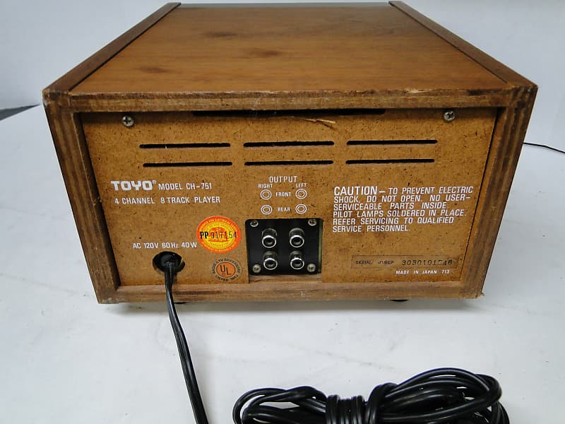 8 TRACK PLAYER selling TOYO SERVICED