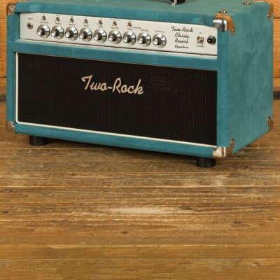Two-Rock Classic Reverb Signature 100 Watt Head - Medium Blue Suede image 2