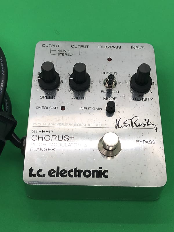 TC Electronic 25th Anniversary CHROME Stereo Chorus Flanger