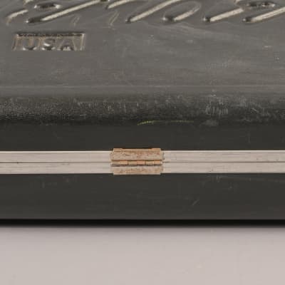 1977 1978 1979 1980 1981 Vintage Fender Stratocaster Telecaster Molded Plastic Guitar Black CASE USA 1970s image 10