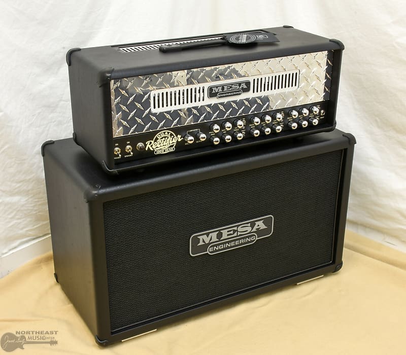 Mesa Boogie Dual Rectifier Head w/ 2x12 Recto Horizontal Cabinet | Reverb