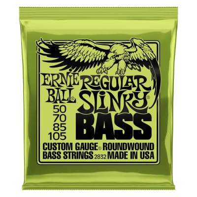 Ernie Ball 2832 Regular Slinky Round Wound Electric Bass Strings (50-105) image 1