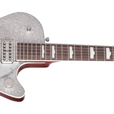 GRETSCH - G6129T-89 Vintage Select 89 Sparkle Jet with Bigsby  Rosewood Fingerboard  Silver Sparkle - 2401814817 image 4