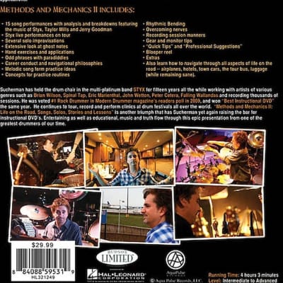 Todd Sucherman - Methods & Mechanics II - Life on the Road * Songs & Solos * Stories * Lessons image 3