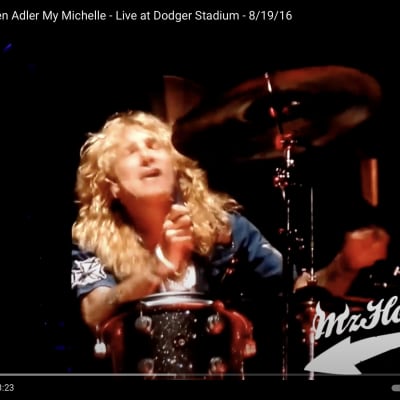 Frank Ferrer's Guns 'n' Roses, Steven Adler "Not In This Lifetime" Tour, DW Collectors 2010s - Silver Sparkle Lacquer. Complete Set! Signed by Whole Band!! image 17