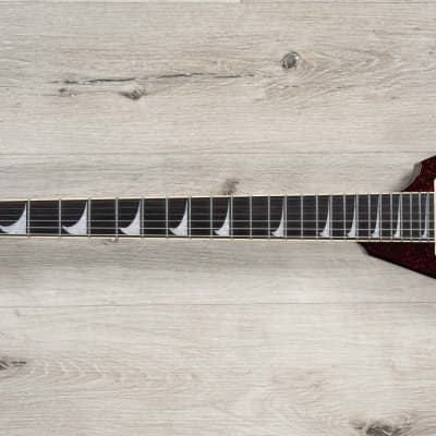 ESP LTD KH-V Kirk Hammett Signature Guitar, Ebony Fretboard, Red Sparkle image 6