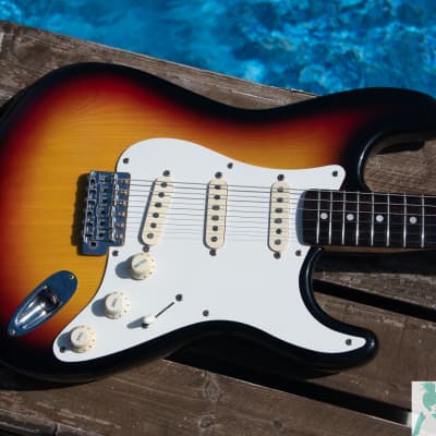 1979 Tokai Springy Sound ST-60 - Late 50's Early 60's Stratocaster Copy - Three Tone Sunburst- Made in Japan - CBS Style Strat image 6