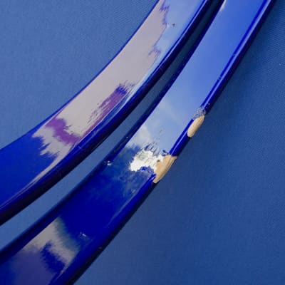 Sonor Delite Bassdrum Hoops 20" Metallic Marine 90s image 9
