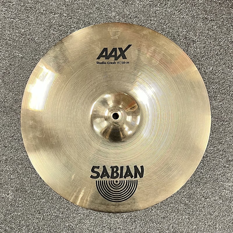 Sabian AAX 15-inch Studio Crash Cymbal, Old Logo, 780gm