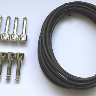 Flex Solder-free Effect Cable Kit 10 straight plugs 9 Ft. Cable Plus Free Cable Tester ! image 2