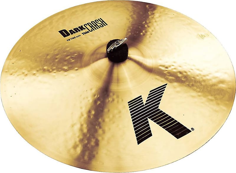 Zildjian K Dark Thin Crash Cymbal Natural - 18" image 1