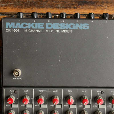 Mackie CR1604 16-Channel Mic / Line Mixer 1990s - Dark Gray image 2