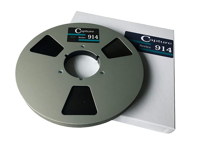 Burlington Recording 1/4x 3600' Extended MASTER Series Reel To Reel Tape  10.5 NAB Metal Reel 1 Mil
