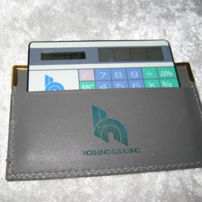 Ibanez Hoshino Guitar Co. Wallet Calculator From 1980's NAMM Show image 5