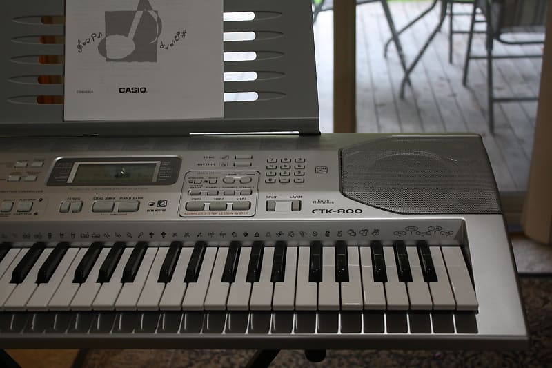 CASIO CTK-800 シルバー Casio CTK800 61-Key Keyboard | zZounds
