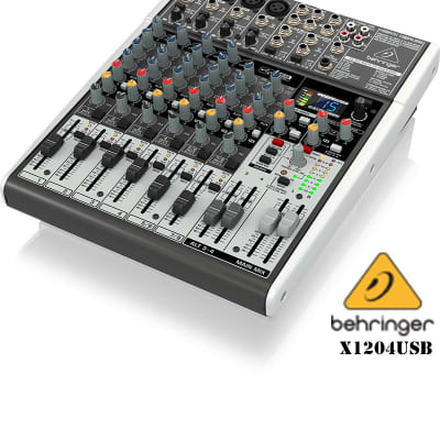 Behringer X1204USB 12-Input 2/2-Bus Mixer with XENYX Mic Preamps & Compressors USB/Audio Interface image 1