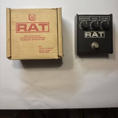【希少・2002年製】PROCO RAT2 (made in USA) ProCo RAT 2 (Flat Box) 1988 - 2002 | Reverb Canada