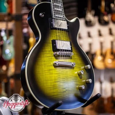 Epiphone Les Paul Prophecy Electric Guitar - Olive Tiger Aged Gloss - Floor Model image 1