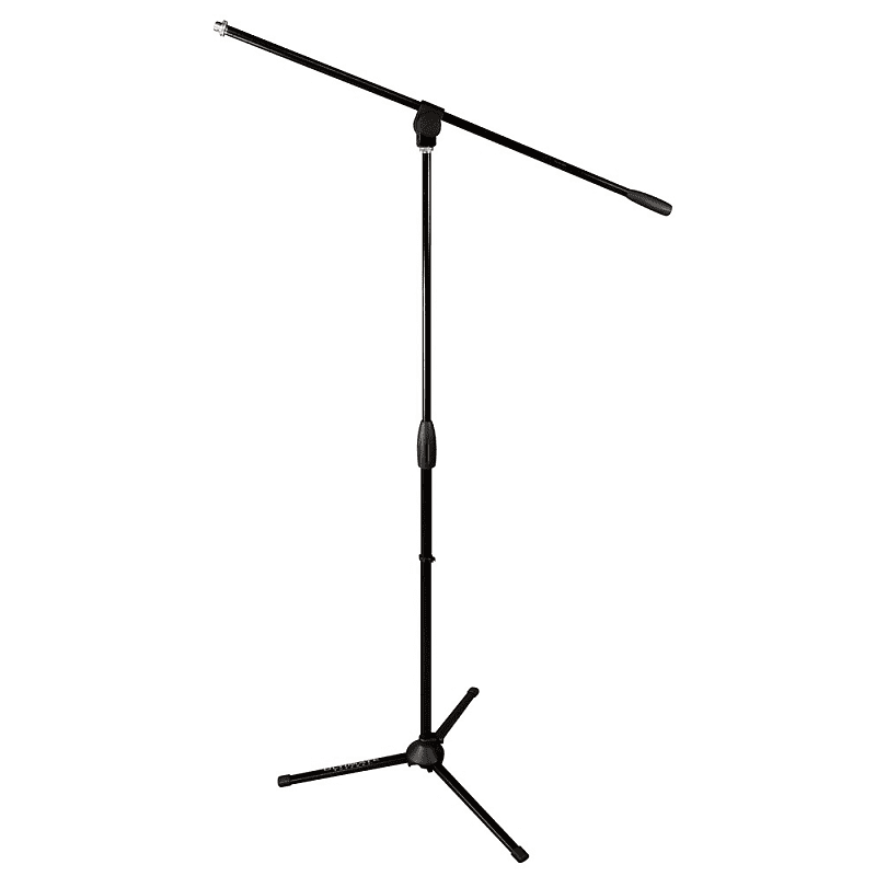 (3-Pack) Ultimate Support MC-40B Classic Microphone Stands w/ 3-way Boom Arm + Tripod Base image 1