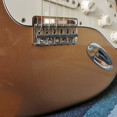 Fender Limited Edition Vintera '70s Stratocaster Hardtail 2022 - Firemist Gold image 8