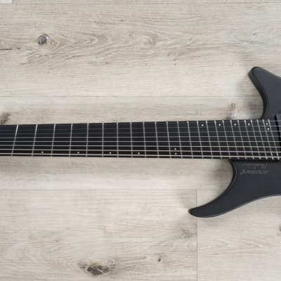 Strandberg Boden Metal NX 8 Multi-Scale Headless 8-String Guitar, Black Granite image 6