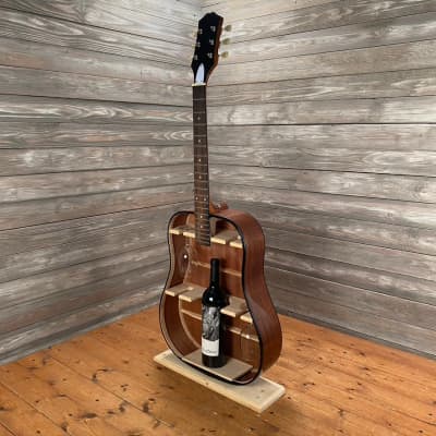 Franklin Guitar Works Custom Acoustic Guitar Wine Rack (#6) image 3