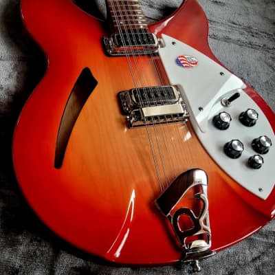 MINT!!! 2020 Rickenbacker  330-12 - Fireglo with Ric molded hardshell case and paperwork for sale