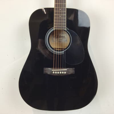 Used Ariana WGAGP-2DX Acoustic Guitars Black image 1