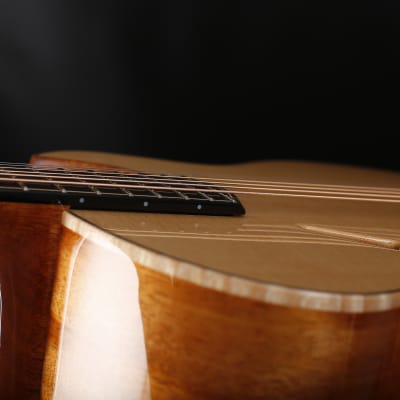 Avian Skylark 3A Natural All-solid Handcrafted African Mahogany Acoustic Guitar imagen 12