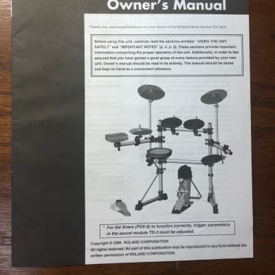 Roland TD-3KW Owners Manual