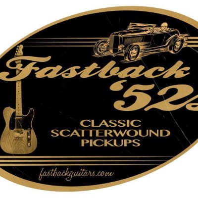 Fastback '52 handwound flatpole guitar pickups image 5