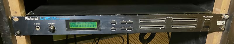 Roland U-110 PCM Sound Module 1988 - 1990 - Black image 1
