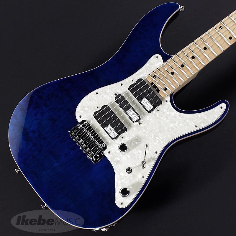 SCHECTER SD-2-24-AL-VTR (See-Thru Blue/Maple) -Made in Japan-