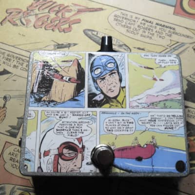 DenTone Retro Rocket slapback echo delay reverb hybrid pedal Buck Rogers 2021 Vintage comic image 1